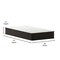 Emma and Oliver Drift 10 Inch Hybrid Mattress, High Density Foam and Pocket Spring Mattress in a Box, CertiPur-US Certified Foam